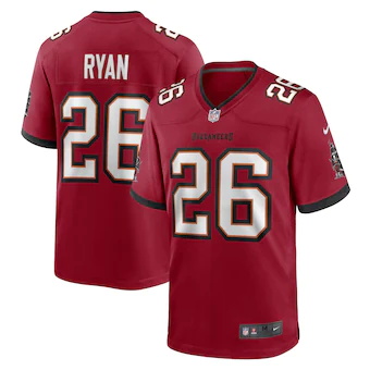 mens nike logan ryan red tampa bay buccaneers game player j